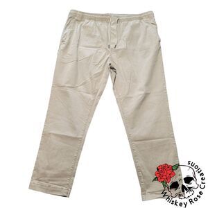 American Eagle Straight Leg Khaki Pants Beige Unisex XL